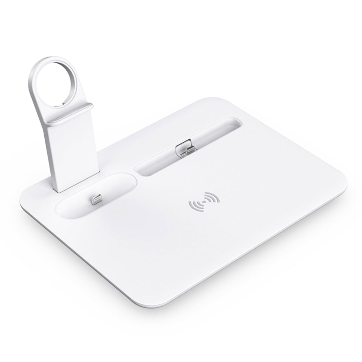 Trexonic 4-in-1 Fast Charge Wireless Charging Station White