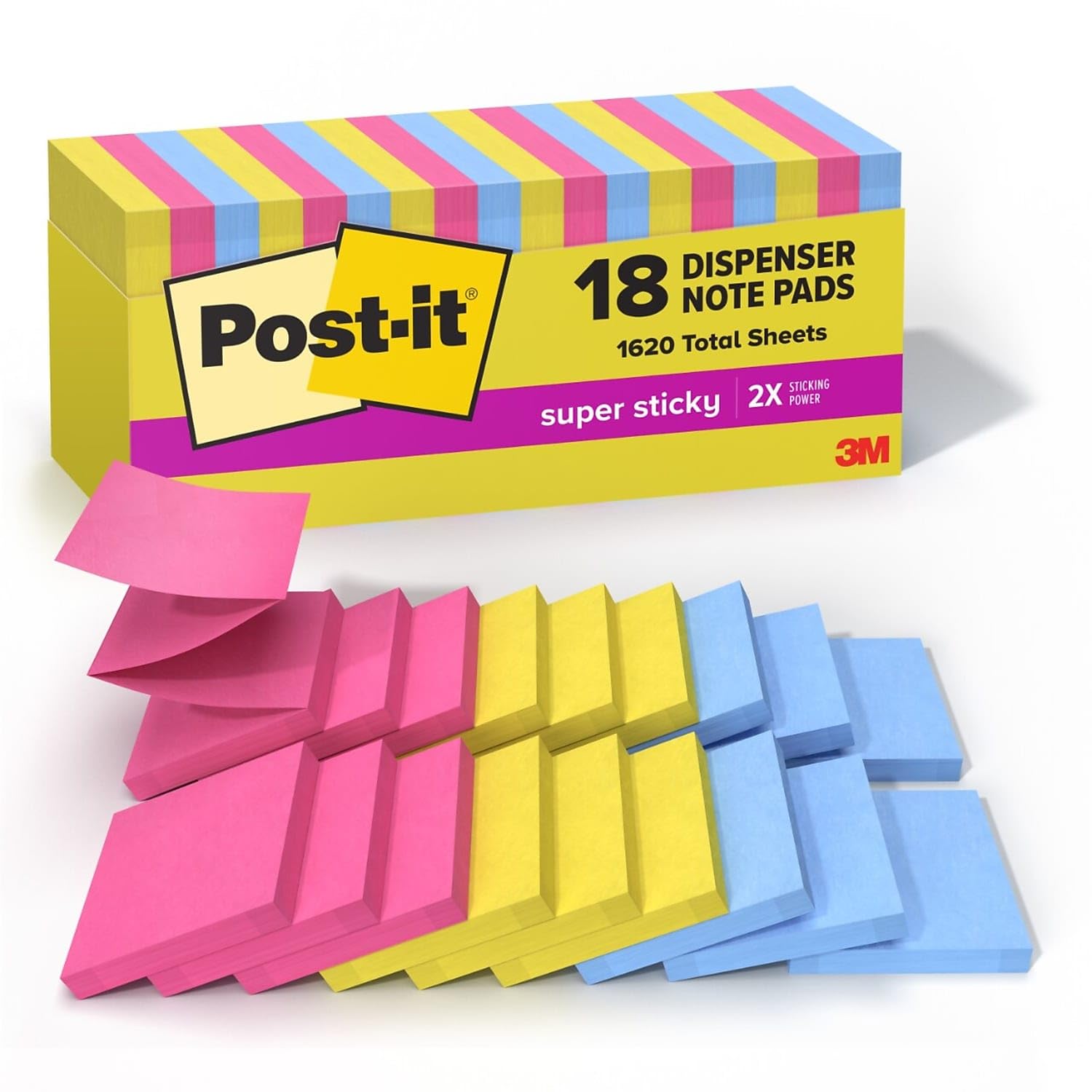 3M Post-it Super Sticky Notes
