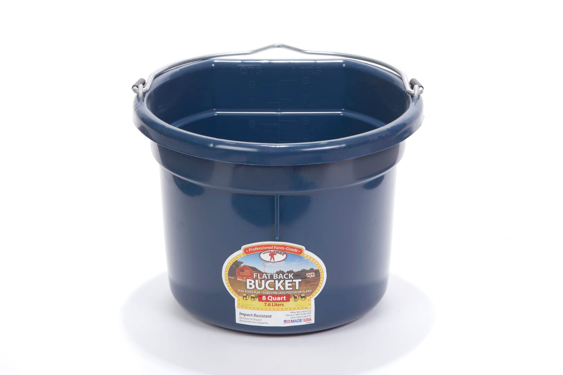 Little Giant Flat Back Plastic Bucket