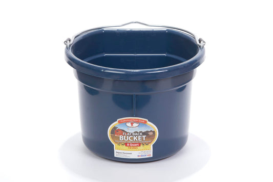 Little Giant Flat Back Plastic Bucket