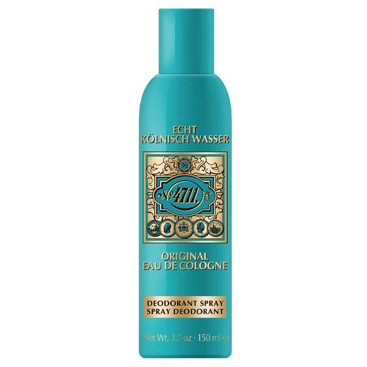 4711/4711 Deodorant Spray Glass 3.4 oz (150 ml) (u)