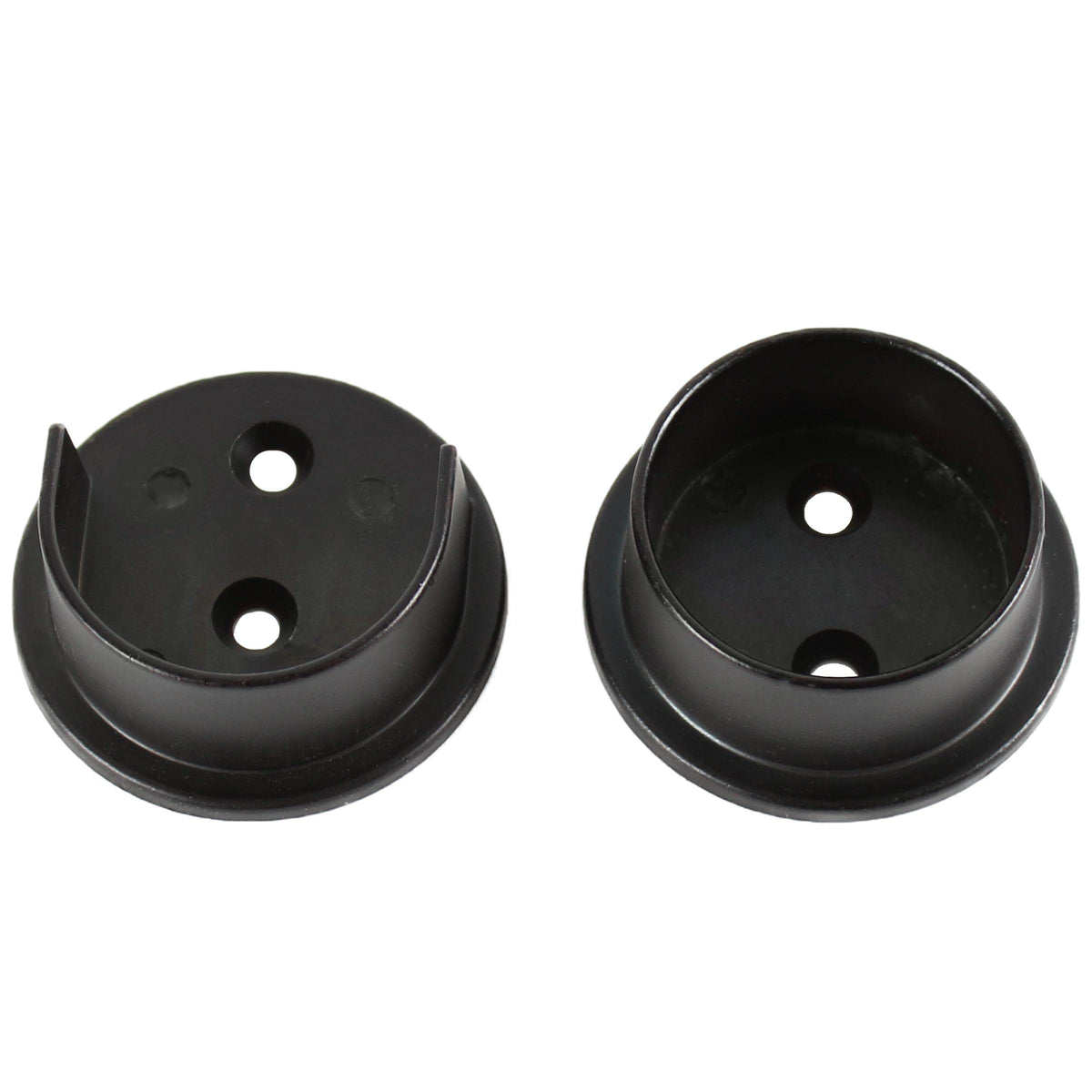 Pamex DD0642BL Metal Pole Socket Set 1-1/2" Black