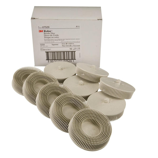 3M Scotch-Brite Roloc Bristle Disc 3in 120 Grit