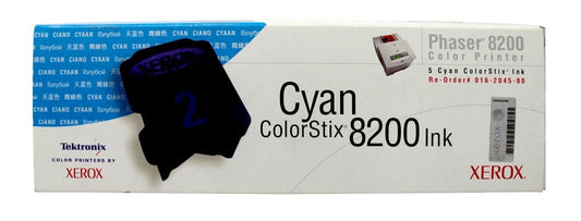 Xerox 016-2045-00 Cyan Solid OEM Genuine Ink/Inkjet (5 Cyan/Box) (7,000 Yield) - Retail