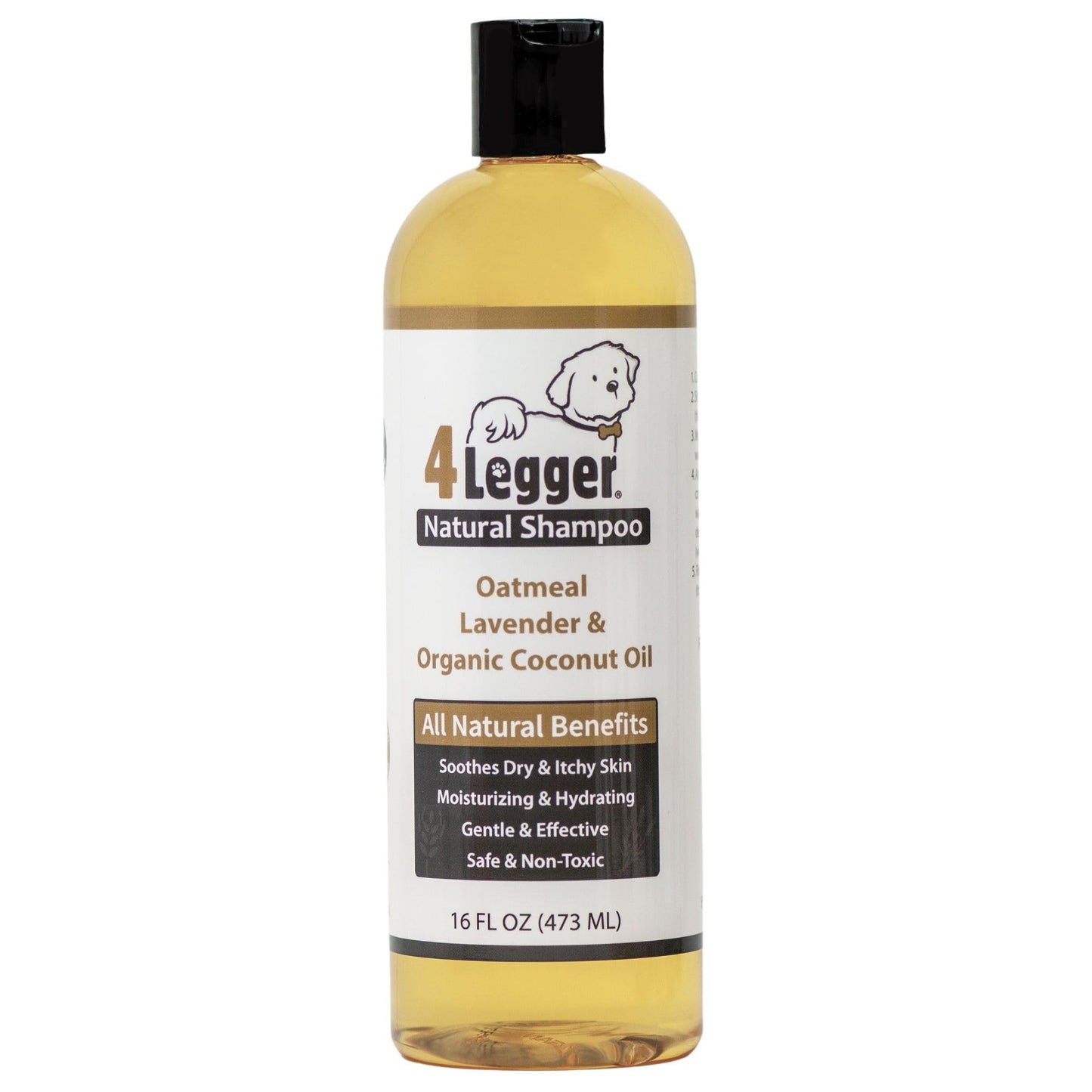 4Legger All Natural Organic Oatmeal Dog Shampoo