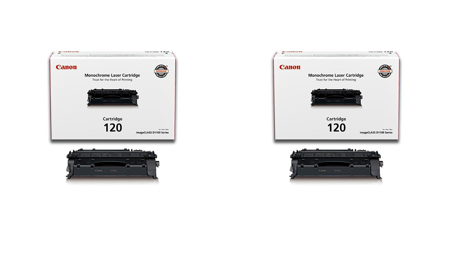 Canon 2 Pack 120 Compatible Black Laser Toner Cartridge