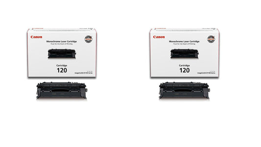 Canon 2 Pack 120 Compatible Black Laser Toner Cartridge