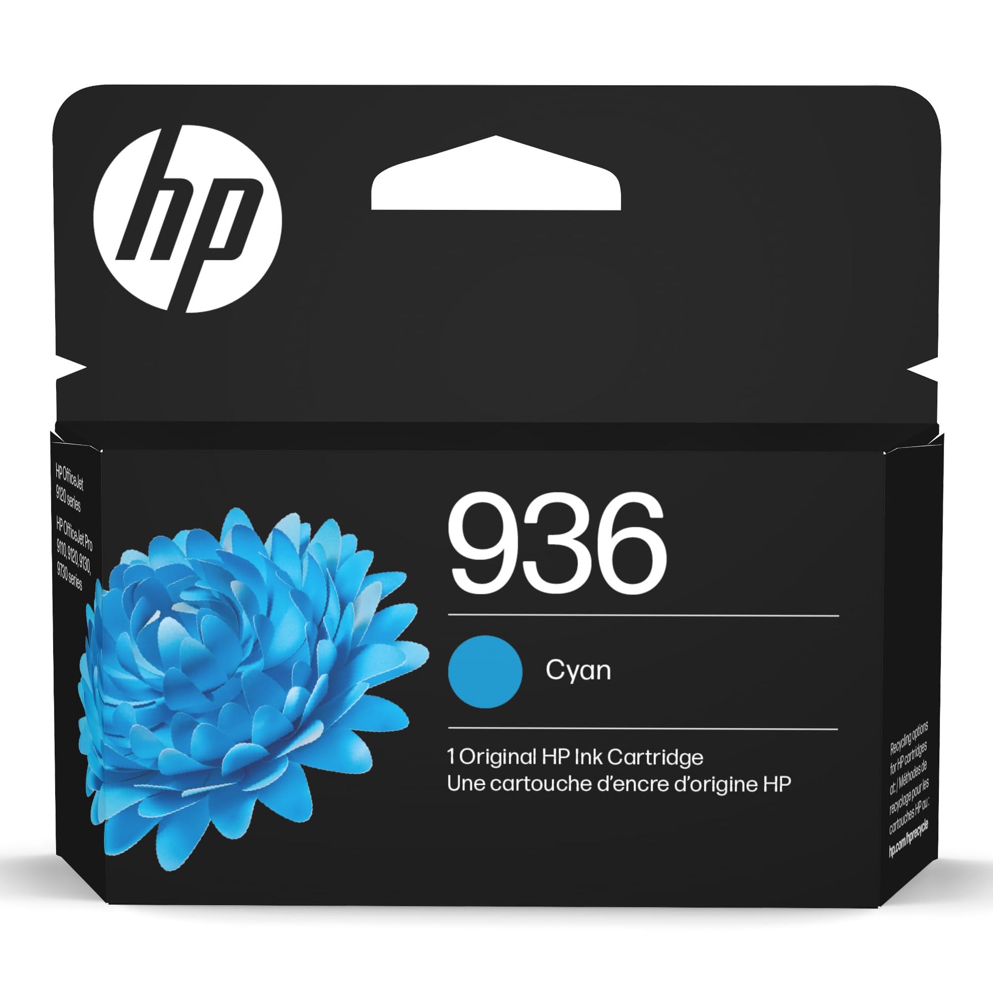 HP 936 Cyan Ink Cartridge 4S6U9LN, 24-Pack