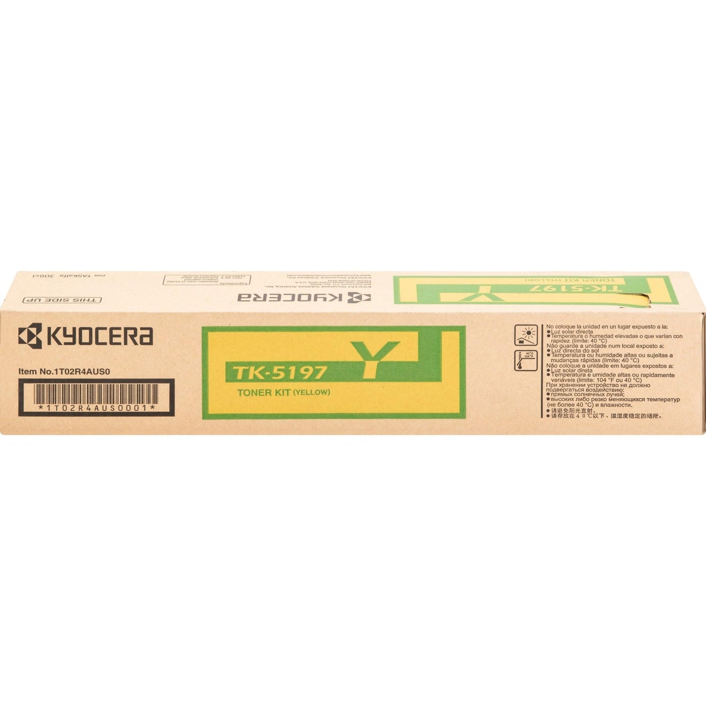Kyocera Genuine OEM TK-5197Y (1T02R4AUS0) Yellow Toner Cartridge (7K YLD)