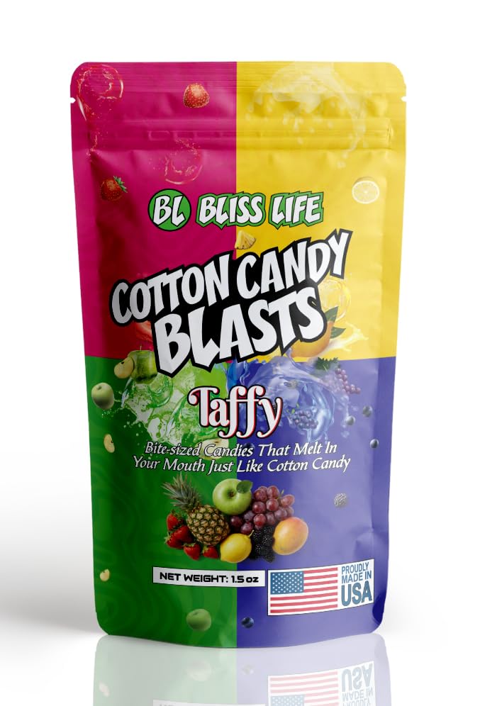 Bliss Life Cotton Candy Blasts Taffy 1.5oz