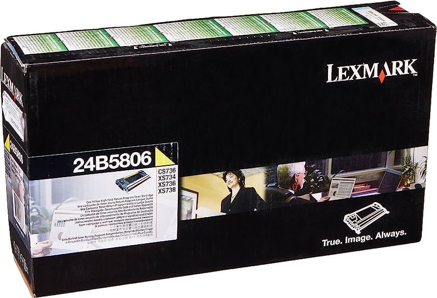 LEXMARK YLW HIGH Yield RET PROG Toner CART CS736-24B5806