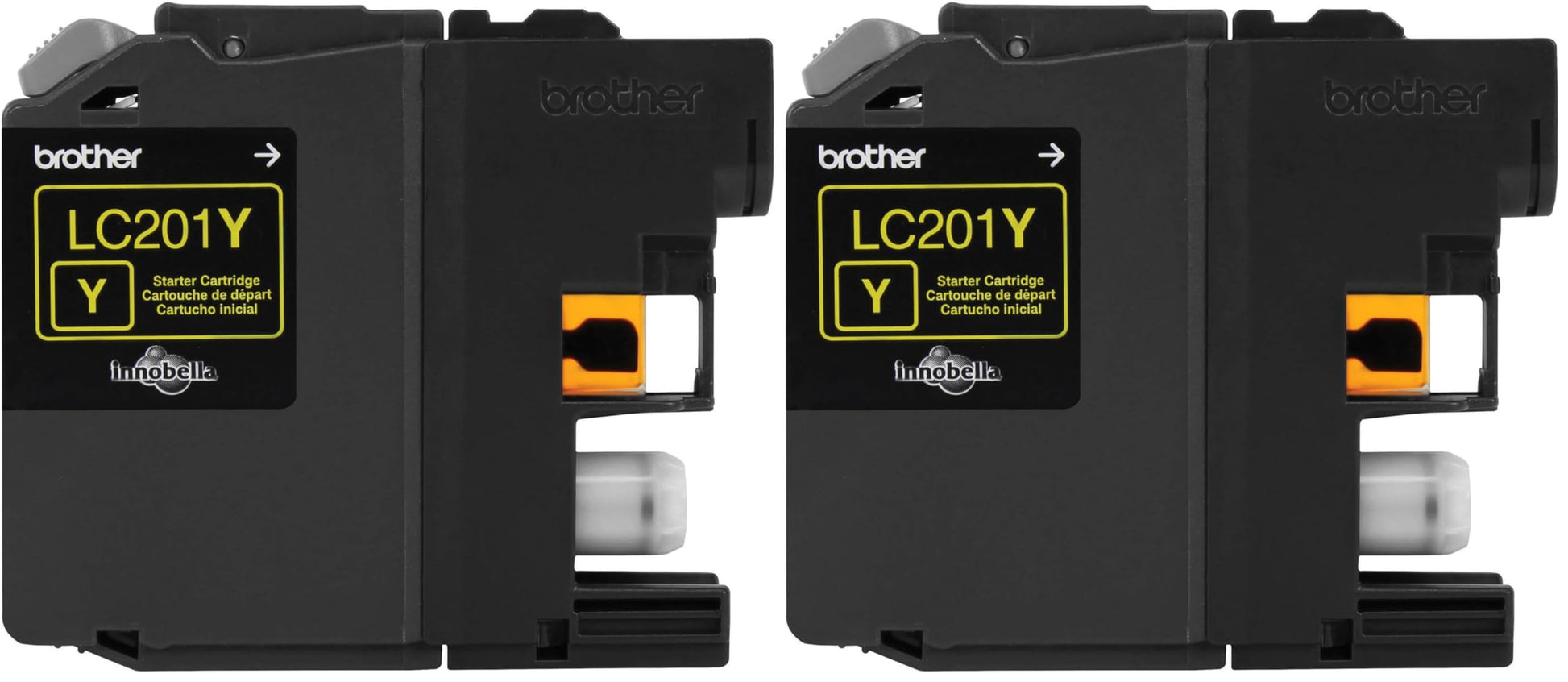 Brother LC201Y Yellow Ink Cartridge 2-Pack