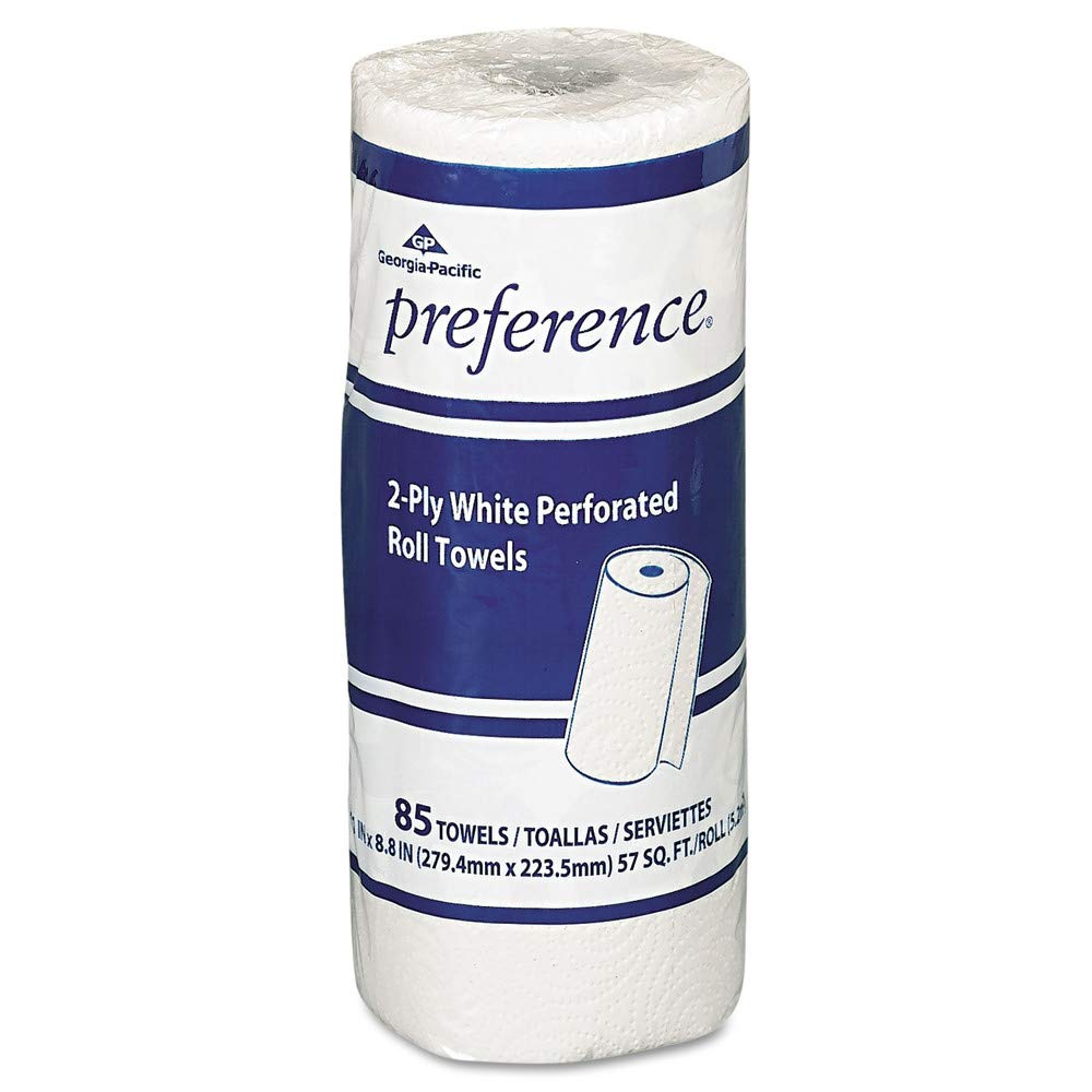Georgia-Pacific Pacific Blue Select 2-Ply Perforated Single Paper Towel Roll by GP PRO, 27385, 85 Sheets Roll