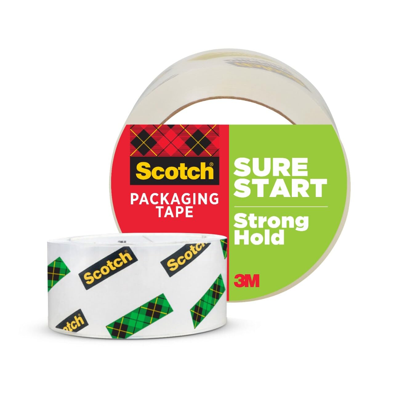 3M Scotch Sure Start Shipping Tape 1.88" x 54.6 yd (345)