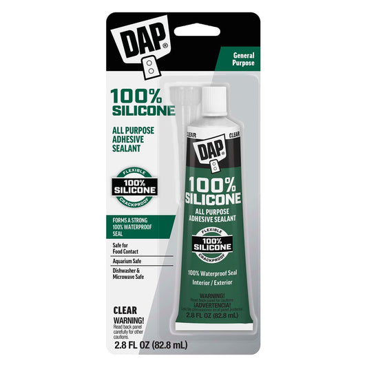 DAP All Purpose Silicone Adhesive Sealant 2.8 oz (7079800755)