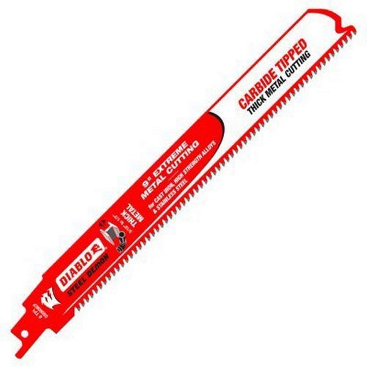 Diablo Carbide Reciprocating Saw Blades 9" 8TPI 3-Pack