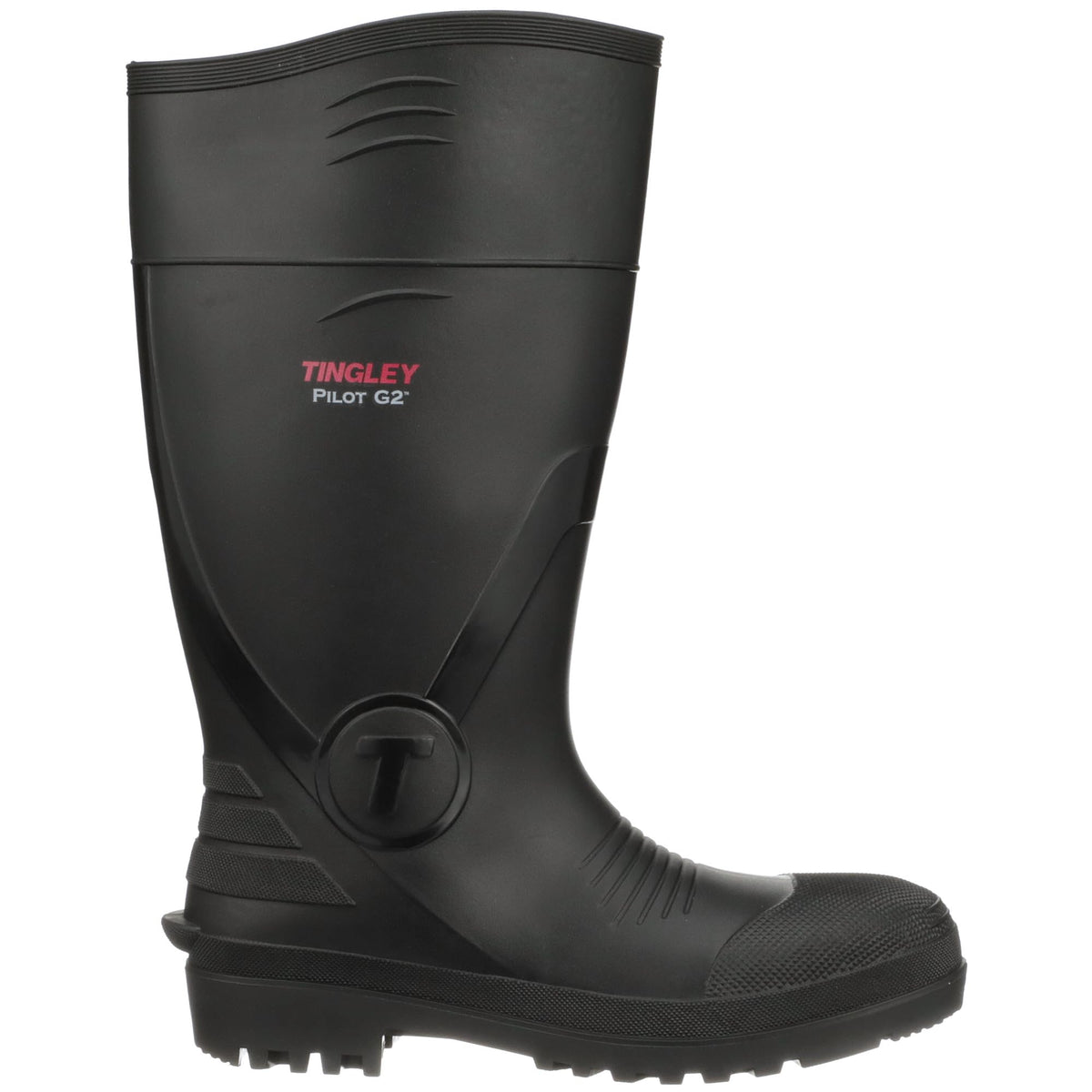Tingley Pilot Knee Rubber Workboot Black 10W/8M