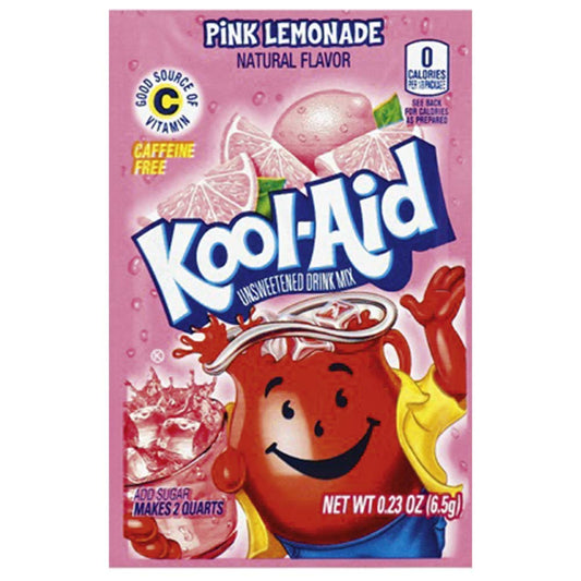 Kool-Aid Pink Lemonade Unsweetened Drink Mix 0.23 oz