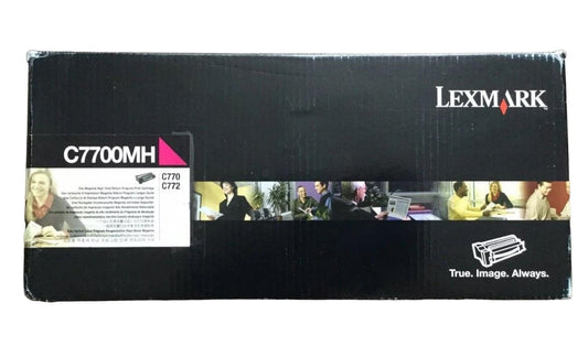 Lexmark C7700MH C7700MH High-Yield Toner, 10000 Page-Yield, Magenta