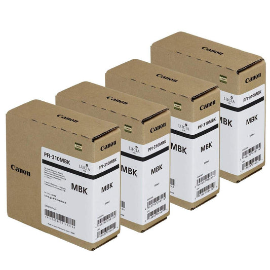 Canon PFI-310 330ml Matte Black Ink 4-Pack