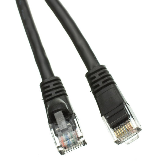 CableWholesale Cat6a Ethernet Patch Cable 10ft Black