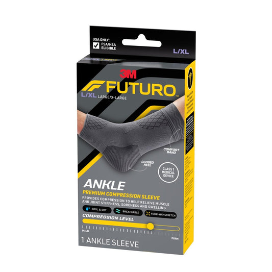 3M FUTURO Premium Compression Ankle Sleeve L/XL