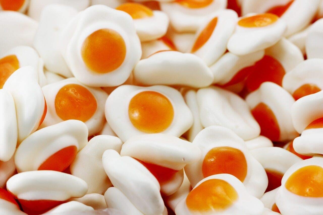 Vidal Candy Bulk Bagged Candy From Rdale Fresh (MINI FRIED EGGS, 2.2 lbs.)