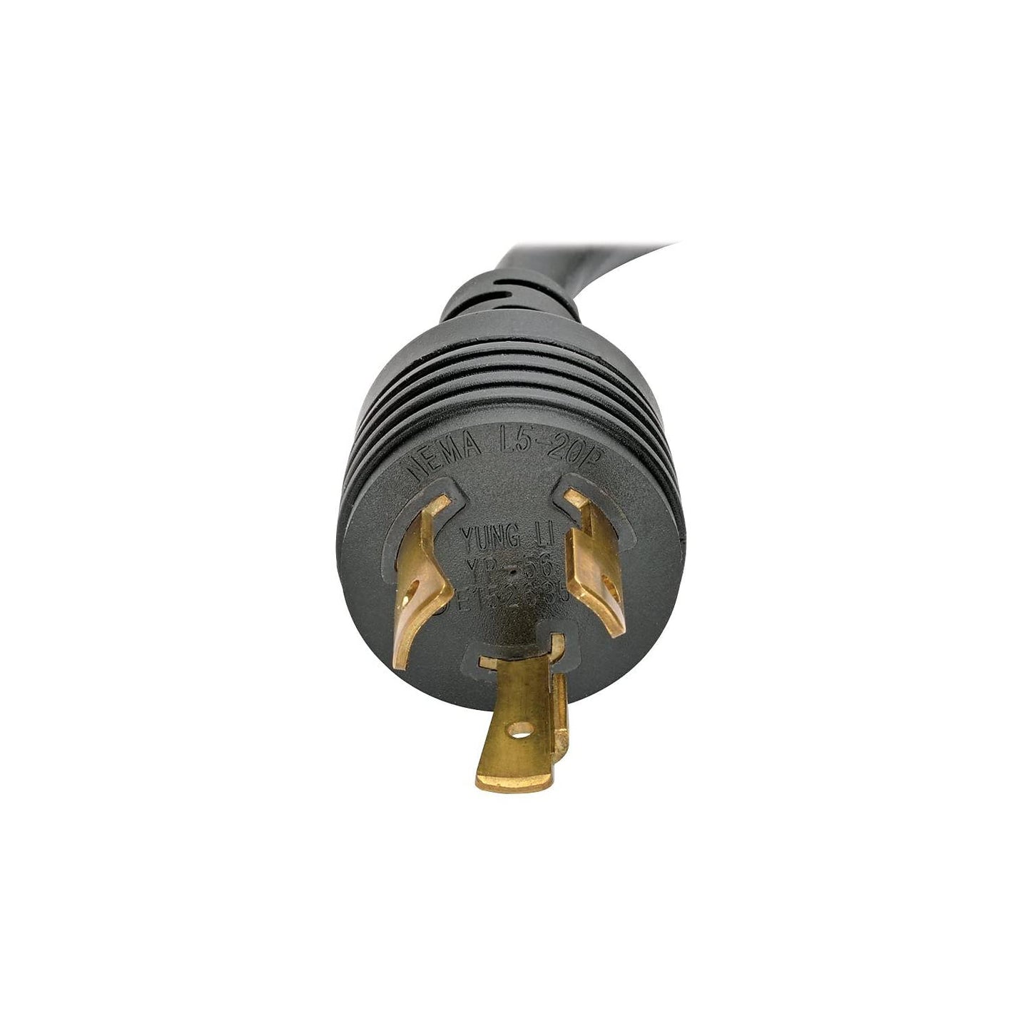 TRIPP LITE P046-06N-T 6" Heavy-Duty Power Adapter Cord, 20A, 12 AWG