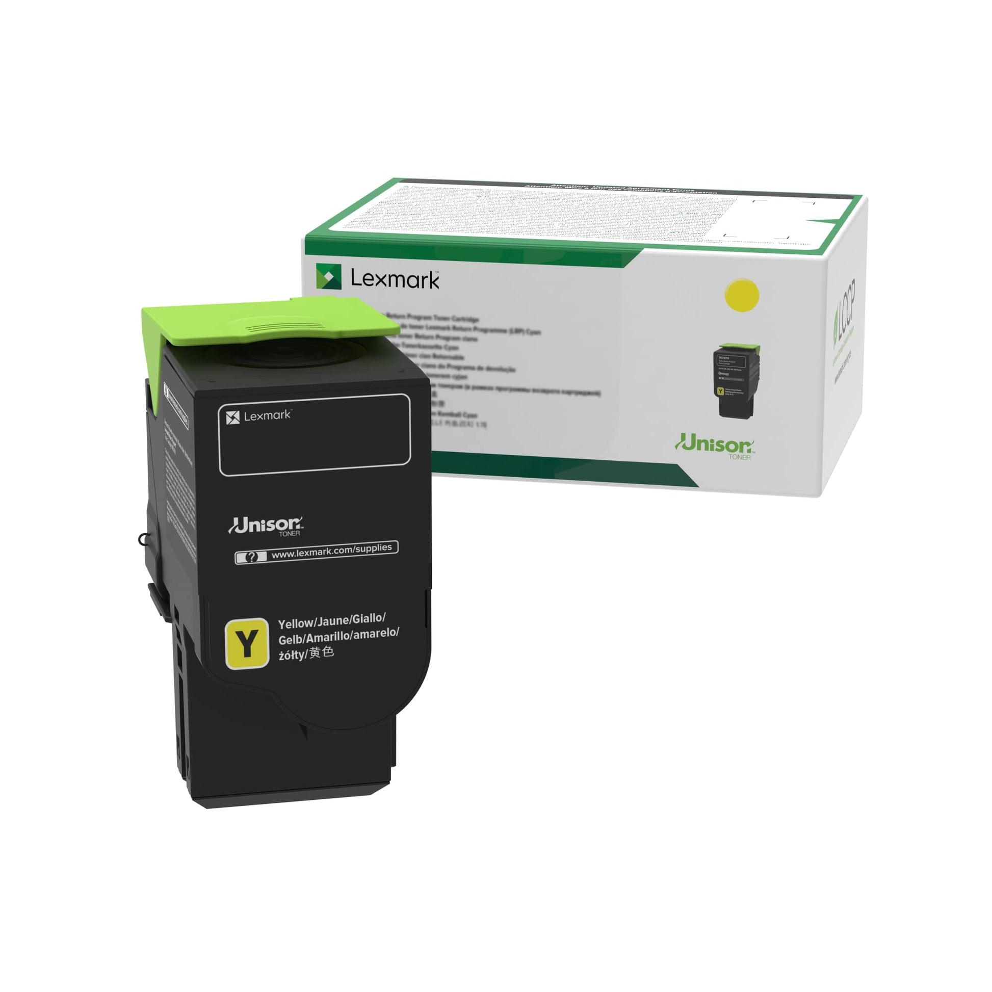 Lexmark 78C1XY0 Yellow Extra High Yield Toner Cartridge