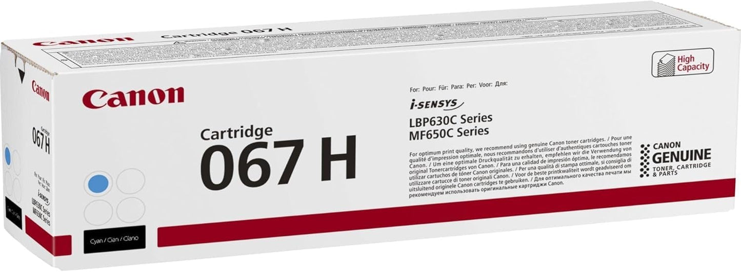 Canon 067H Toner Cartridge 1 Piece(s) Original Cyan