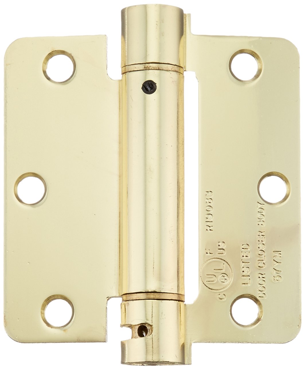 Deltana DSH35R43 Single Action Steel Spring Hinge 3.5x3.5x0.25 in
