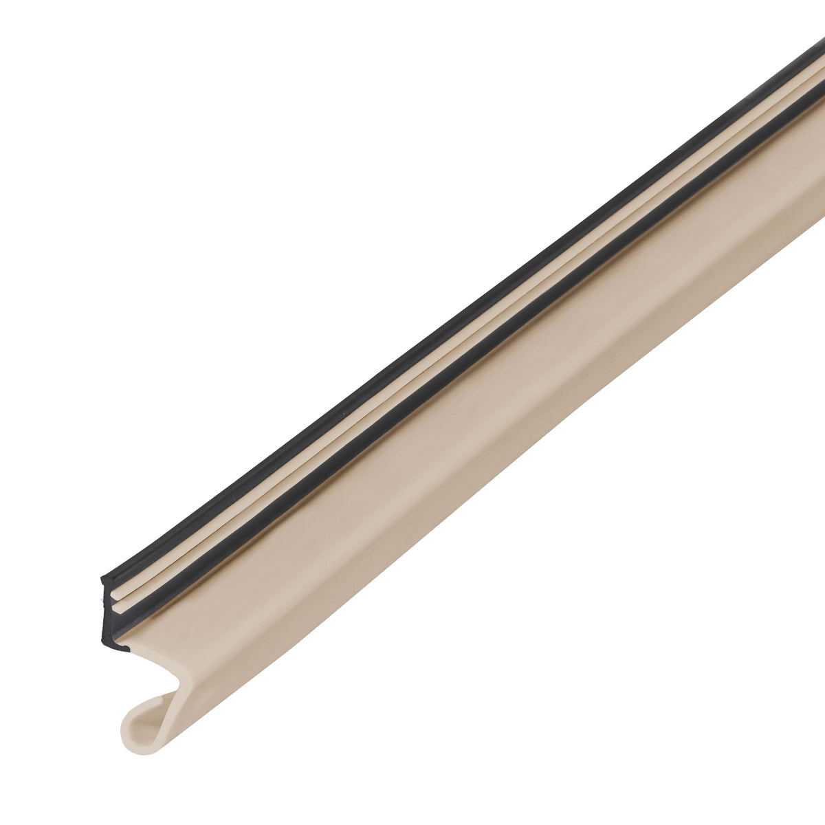 M-D Building Products 43348 81 in. Beige Premium Rubber Platinum™ Top and Sides Door Seal for Doors with Kerf/Channel