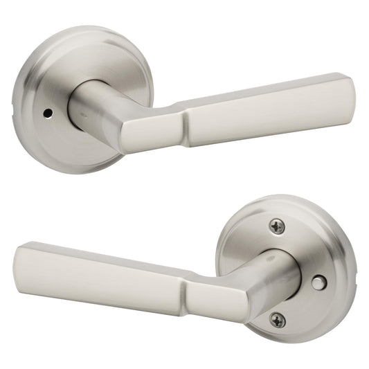 Kwikset Perth Privacy Door Lock 730PHL-15 Satin Nickel