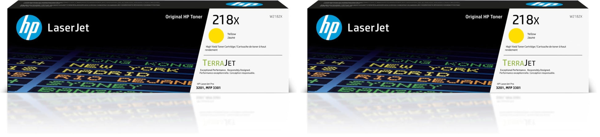 HP 218X Yellow High-Yield Toner Cartridge 2-Pack