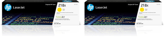 HP 218X Yellow High-Yield Toner Cartridge 2-Pack