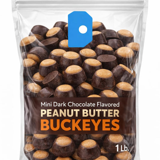 Barry Callebaut Mini Dark Chocolate Buckeyes 1 lb