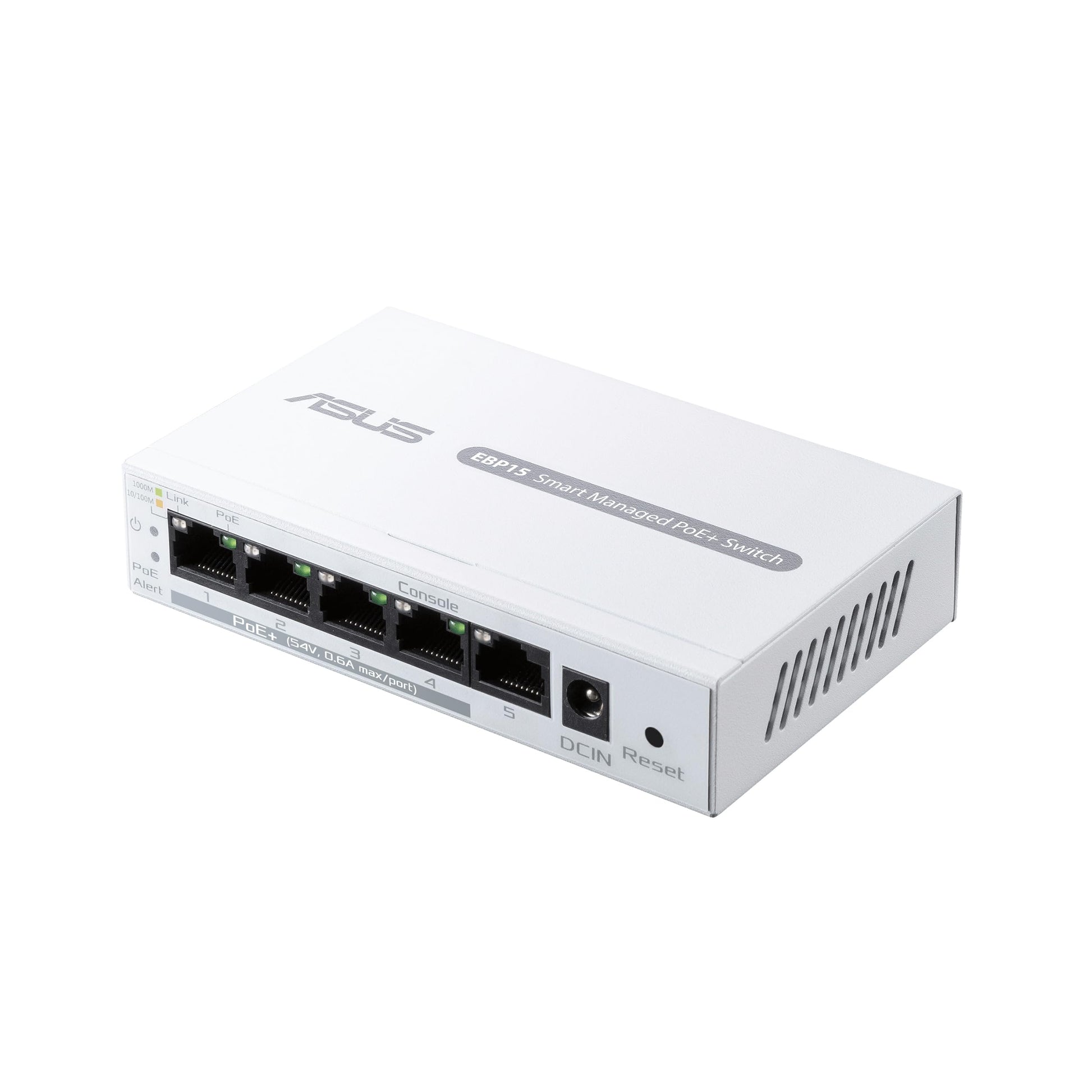 ASUS ExpertWiFi EBP15 5-Port PoE+ Switch