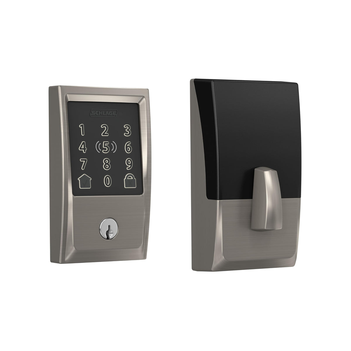 Schlage Encode Plus BE499WB WiFi Deadbolt, Satin Nickel