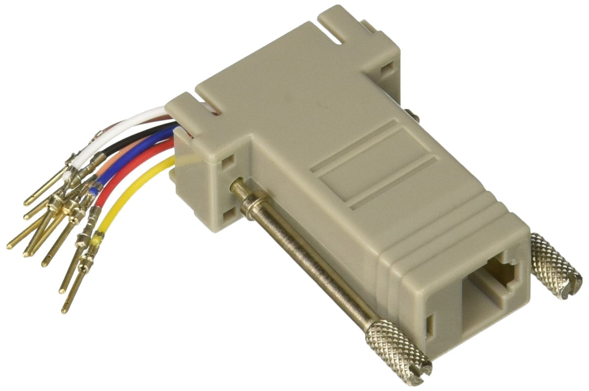 CableWholesale DB9 Male to RJ45 Female Serial Adapter
