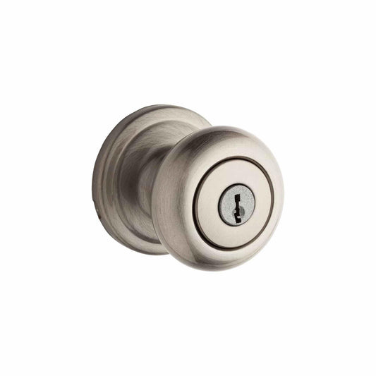 Kwikset Hancock 750H Keyed Entry Door Knob, Satin Nickel