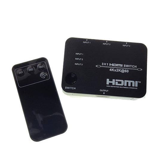CableWholesale 5-Port HDMI 2.0 Switch 4K@60Hz