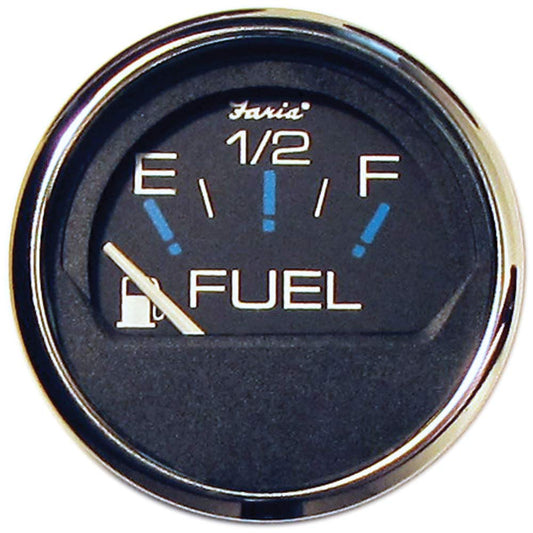 Faria Chesapeake Black Fuel Level Gauge 13701