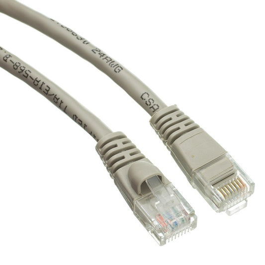 CableWholesale Cat5e Ethernet Cable, 20ft, Gray