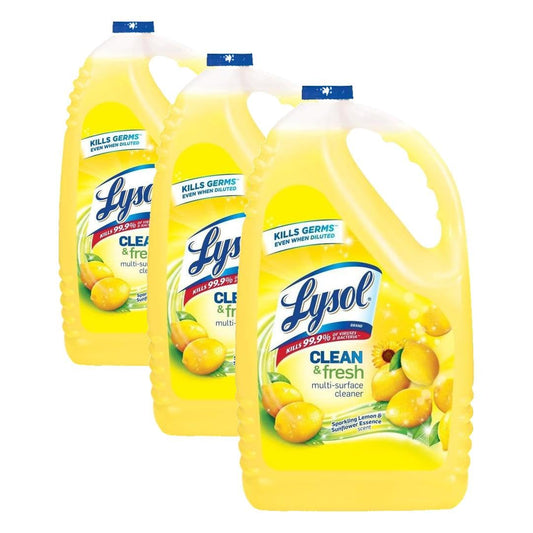 Lysol Clean & Fresh Multi-Surface Cleaner 144oz Pack of 3