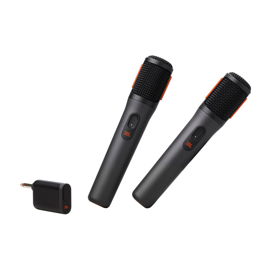 JBL PartyBox Wireless Microphone Set (2X, Black, 700mAh)