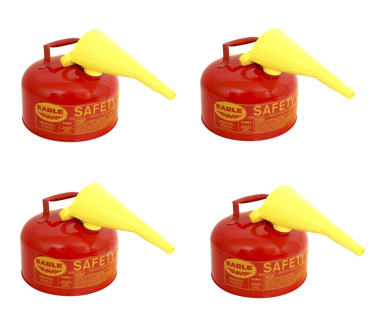 Eagle Type I Safety Gas Can 2-Gal.