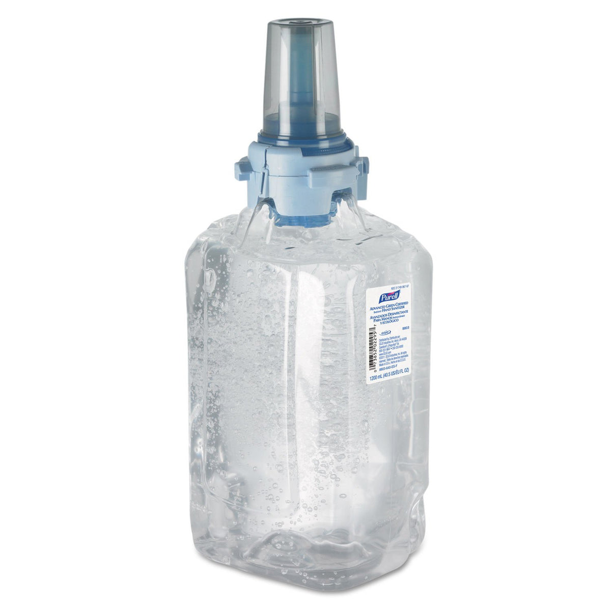 PURELL 880303CT Advanced Green Certified Hand Sanitizer Gel Refill, 1200mL, FragFree (Case of 3)