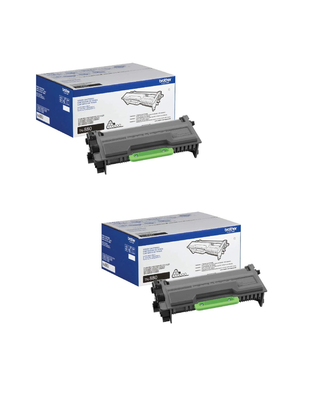 Brother Printer Super High Yield Toner, TN-880 (2 Pack)