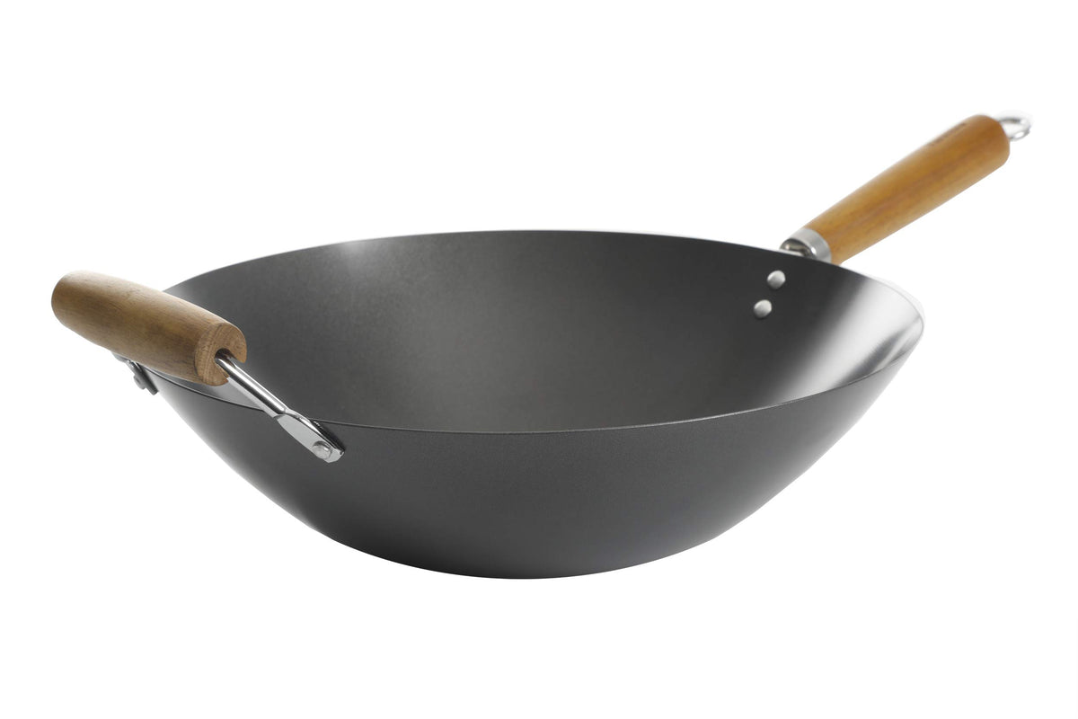 Kenmore Hammond 14-Inch Carbon Steel Wok