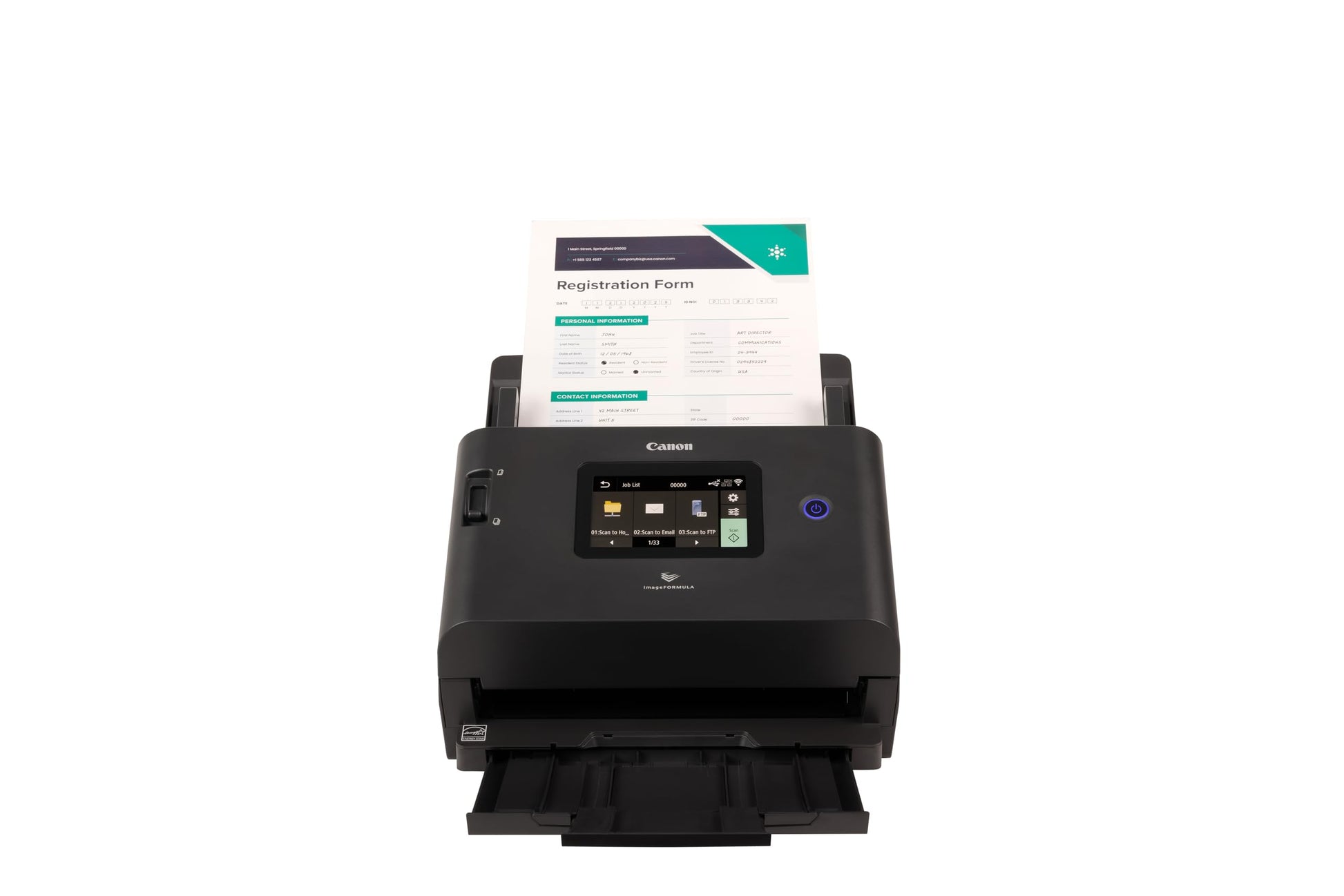 Canon imageFORMULA DRS350NW Scanner